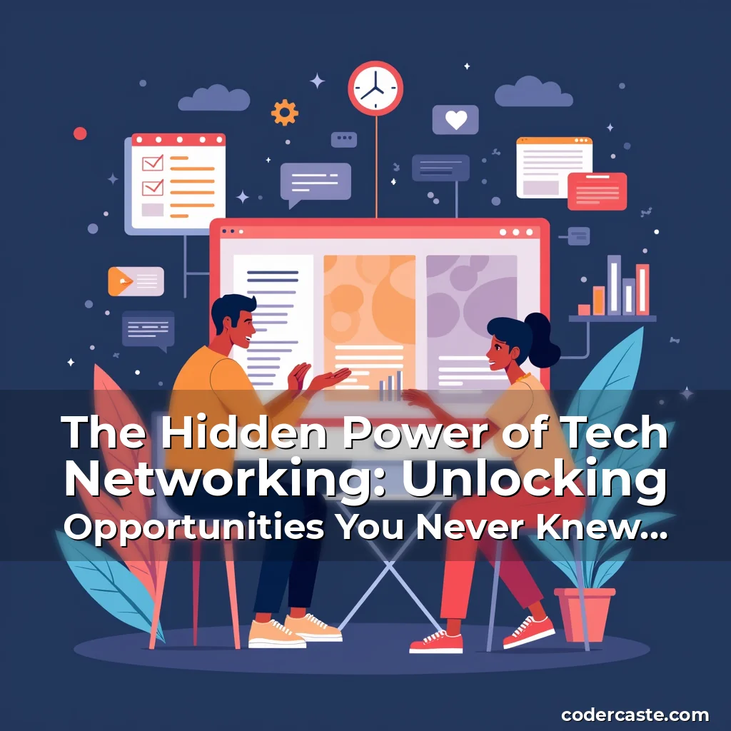 Read more about the article The Hidden Power of Tech Networking: Unlocking Opportunities You Never Knew Existed